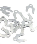 Auto Alignment Body Shim Kit, 48 Pc Universal U Shims Set For Camber And Body Part Adjustment, zinc plated steel
