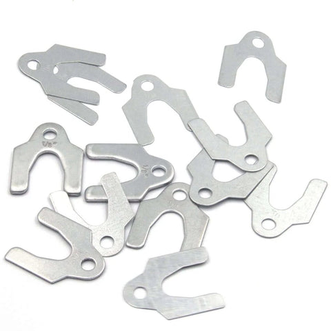 Auto Alignment Body Shim Kit, 48 Pc Universal U Shims Set For Camber And Body Part Adjustment, zinc plated steel