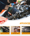Heavy Duty Nylon Bumper Shield Retainers And Double End Xmas Tree Clips Universal Auto Body Fastener Kit With Bonus Removal Tool in use on engine.