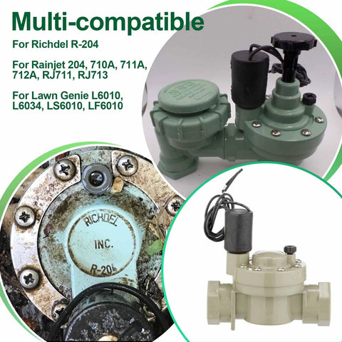 Valve diaphragm assembly 100232 for Irritrol 205-series sprinkler valves; compatible with Richdel R-204 and Rainjet