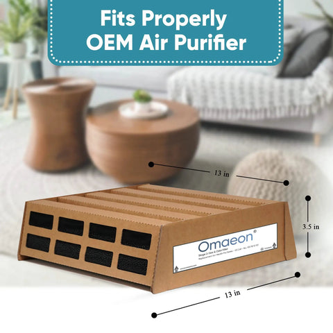 Carbon Activated Air Purifier Replacement Filter For IQAir HealthPro Series V5 Cell Odor Filter Easy Fit Compatible With