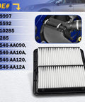 Engine Air Filter Replacement For Impreza 2008 2016 Forester 2009 2018 Legacy 2005 2019 Outback Easy Install