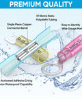 TICONN 120-piece heat-shrink wire connectors kit for waterproof automotive and marine terminals