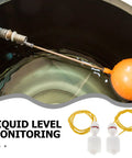 Plastic Float Switch Water Level Sensor 2 Pack Easy Install No Fuss Setup With Precise Liquid Level Control For Water Tanks Industrial And Food Processing Applications Overflow Prevention And Dry Burn Protection, orange float in tank
