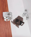 Double Ball Catch Cabinet Door Latches Set With Heavy Duty Iron Hardware And Strong Locking Mechanism For Furniture And Closet Doors Smooth Push Close Roller Design Decorative Durable Goes Hard on wood and white surfaces