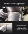 Close-up of welding process on Beefed Up Heavy Duty Machine Guard Rail With U Shaped Barrier For Vehicle Impact Protection