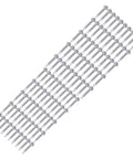 Stainless Steel Self Tapping Screws Kit With Hex Drive For Quick Furniture Repair And Home Installations Includes Two Sizes 4.2x32mm And 4.8x32mm No Pre Drilling Needed For Strong Holding Power In Wood Metal Plastic, arranged diagonally