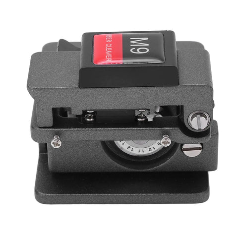 High Precise Optical Fiber Cleaver Automatic Knife Return 3 In 1 Tool For Cable Cutting Machine M9 with tungsten steel blade view from top.