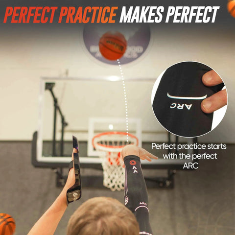 Game Changing Basketball Shooters Sleeve With Integrated Arc Training Guide Perfects Shooting Form And Stops Arm Drift For Lock In Jump Shot Accuracy And Hoops Grind Gear