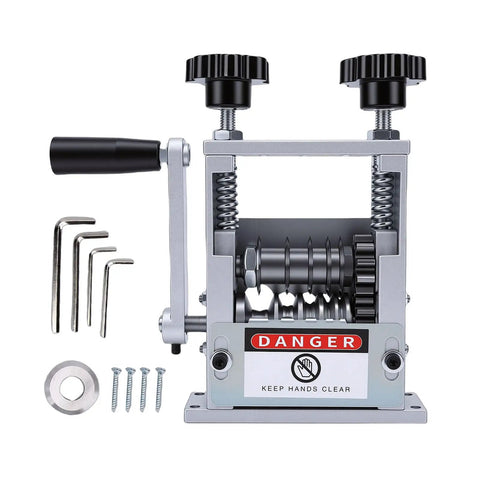 Gugxiom 6 Hole Electric Drill Wire Stripper For Cables Fits 3.5-17mm Wires showing detailed adjustable mechanism and included tools.