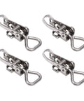 Heavy Duty Toggle Catch Latch Lock Clamp With Strong Load Capacity For Cabinets Windows And Tables Made From 304 Stainless Steel That Is Tough Enough To Hold Heavy Stuff Securely So You Do Not Worry About Anything Coming Loose. set of 4 stainless steel toggle latches