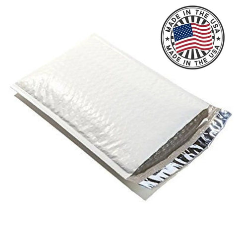 Poly Bubble Mailers 8.5 By 12 Inches Self Seal Water Resistant Cushioned Padded Envelopes 10 Pack For Shipping Delicate Items Safely Budget Friendly Lightweight Tear Resistant White