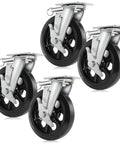 Heavy Duty Drywall Sheet Cart And Panel Dolly Equipped With Four Swivel Casters steel caster wheels for smooth mobility and durability.