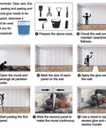 Step-by-step guide for installing Epic Retro Steam Locomotive Wall Mural with 3D Train Wallpaper for living room and bedroom decor
