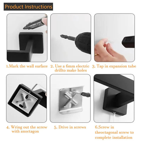 Straight Up Sturdy 2 Piece Towel Hooks For Bathroom With Matte Black Finish Rustproof Stainless Steel Square Hidden Screw Design Zero Drama Install Hits Different Look Swear By This Setup