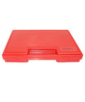 Steel Pin Gauge Set 250 Piece M2 Bearing Steel With Plastic Case 0.251 to 0.500 Inch Range Minus 0.0002 Inch Tolerance And 0.001 Inch Steps For Carpenters And DIYers In Home Improvement, red case