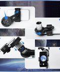 High Powered 90mm Aperture 800mm Refractor Telescope For Astronomy Beginners And Adults With Stainless Tripod Phone Adapter