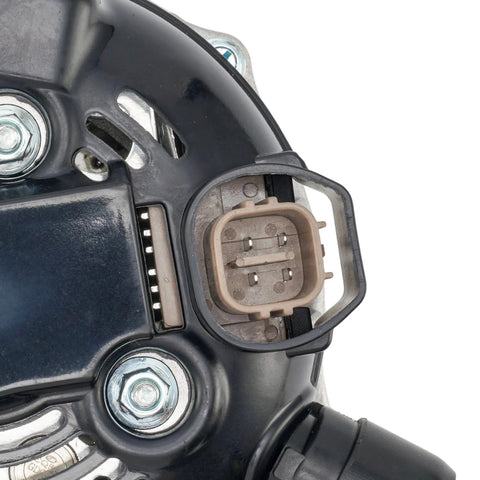 Close-up of electrical plug on Honda Accord 3L V6 Alternator Replacement 2004 To 2007 Direct Fit CW 130 Amp S6 11030 part