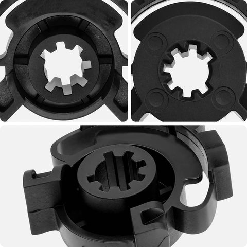 Close-up details of Set Of 2 Replacement HVAC Blend Door Actuator Gear For Jeep Grand Cherokee 2011 To 2021 And Dodge Durango 2011 To 2021 Direct Fit OEM Replacement Kit Plug And Play Ready To Install.