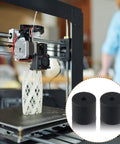 3D printer with insert showing 10 Pieces 16mm Silicone Heatbed Leveling Columns For 3D Printers Durable Bed Mounts Hotbed