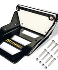 Heavy Duty Aluminum Kayak Motor Mount Bracket For Canoe Fishing Kayak Jon Boat Fits Three HP Outboard Adjustable And Secure Saltwater Ready Marine Grade Construction with screws
