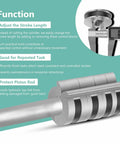Stroke Control Kit For Hydraulic Cylinders Offers Quick Attach And Removal, Fits Rods 1-1/8 To 1-1/2 Inch; diagram shown
