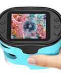 1000X Kids Digital Handheld Microscope With Built-In 4K Screen No Phone Needed Easy Portable Lab For Insects Leaves Coins And More Educational STEM Toy Gift For Ages 4 5 6 7 8 9 10 11 12, close-up front view