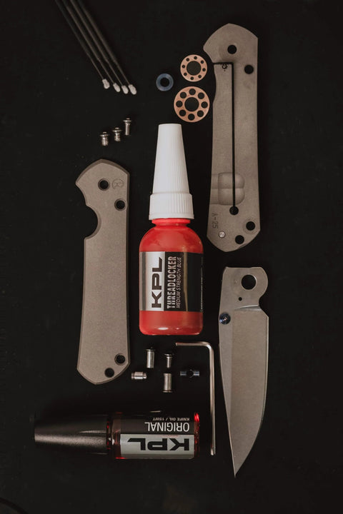 Blue Thread Locker For Knife And Gun Pivot Screws Keep Your Gear Tight Oil Tolerant And Fast Curing Medium Strength 10ml
