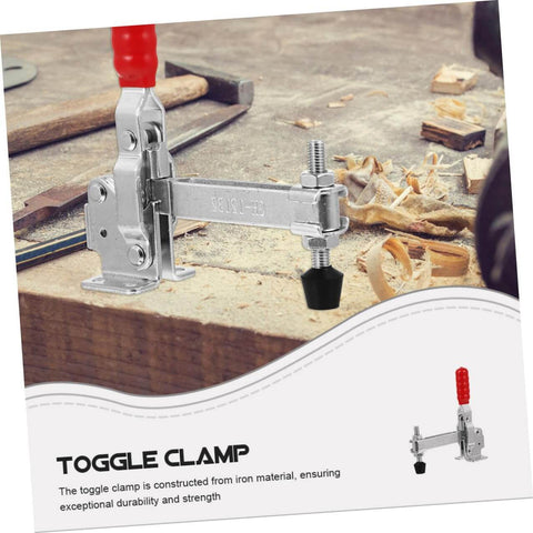 Two Pack Welding Toggle Clamps Set For Woodworking And Welding Jigs Quick Fixed Iron Clamps With Ergonomic Handles