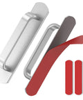 2 Pack 5.7 Inch Peel And Stick Cabinet Handles No Drill Stick On Pull Handles For Closet Drawer Fridge With Strong Adhesive