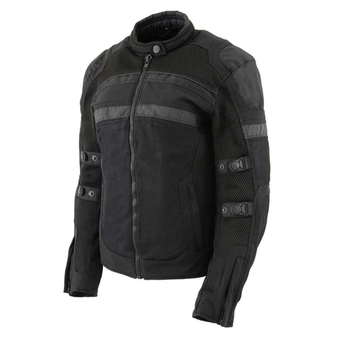Women's Armored Textile Motorcycle Jacket With Removable Liner Ride Ready For All Seasons Front Zipper Closure Snap Collar