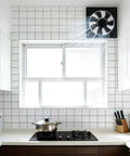 Heavy Duty Window Exhaust Fan Wall Mounted Ventilation Extractor For Home Garage Office Basement Industrial Grade 12 Inch Fan