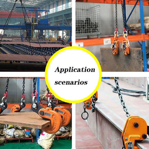 Rock Solid Vertical Steel Plate Clamp 10 Ton Heavy Duty Alloy Steel Lifting Tongs With Zero Slip Grip Built Tough For Rough Industrial Jobs And Heavy Beam Work