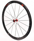 700C Road Bike Wheelset 40mm Rim Depth Ultralight Aluminum Rim Quick Release Reflective Brake Compatible Front 100mm
