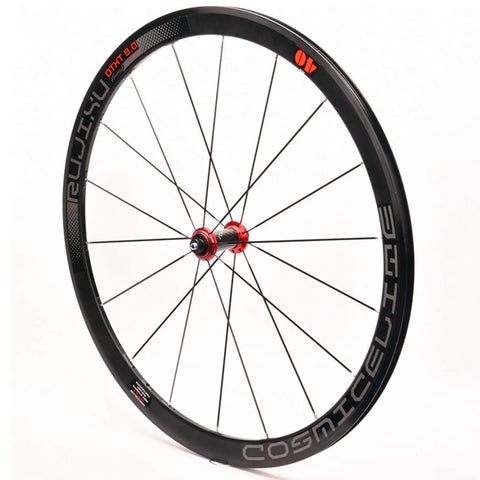 700C Road Bike Wheelset 40mm Rim Depth Ultralight Aluminum Rim Quick Release Reflective Brake Compatible Front 100mm