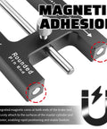 Pro Grade Magnetic Brake Booster Adjustment Tool With Push Rod Calibrator For Master Cylinder Maintenance Aluminum Car Brake Tools For Most Cars And SUVs Precision Calibration For Faster Brake Response, magnetic ends