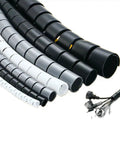 16.4 Feet Spiral Cable Wrap That Makes Winding A Breeze Coiled Cord Sleeve Tube Cover For Electrical Wires No Fuss Wire Organizer Kit