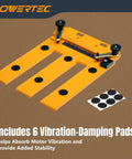 Rock Solid Circular Saw Guide Rail System For Dead Straight Rip Cuts On Plywood And Sheet Panels Universal Edge Track Jig with damping pads.