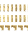 Invisible Brass Barrel Hinges 5x15mm Concealed Hidden Hinge For Jewelry Boxes And Music Boxes Gold Tone 20 Pack Slick And Durable