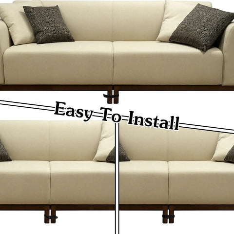 Couch with pillows showcasing 20 Pcs Heavy Duty Nylon Sectional Connectors Keep Your Couch Locked Down Tight Universal Sofa Brackets.