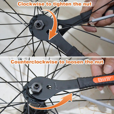 Ultra Slim Cone Wrench Set For Bicycles With Extra Narrow Jaws adjusting wheel hub cone and axle nuts on bicycle