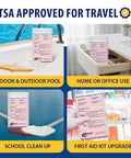 Top Tier Blood Spill Kit And Bodily Fluid Cleanup Set Featuring Heavy Duty Absorbent Powder for indoor, outdoor, and office use.