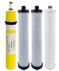 Reverse Osmosis Replacement Filter Set With 50 GPD Membrane For HT101 And HT102 RO Systems Includes Sediment Filter 41400008
