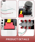 PTO Control Valve Kit For Dump Truck Dump Pump With Kickout, Air Shift Dual Valve, Replacement AV295 front and component view