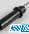 Close-up of a black Cleco fastener from the Beginner Cleco Sheet Metal Fastener Kit With Pliers And Mesh Carry Bag