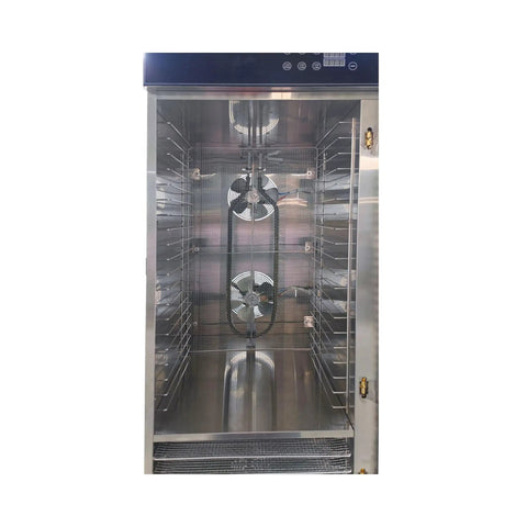 Interior view of 80 Layer Food Dehydrator Dryer Machine for Fruits Vegetables Meat Fish Herbs Nuts and More 6000W 220V