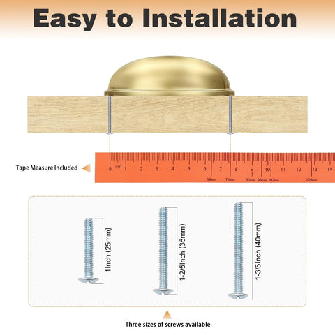 Easy installation guide for 5 Pack Champagne Bronze Cabinet Pulls 3 Inch Hole Centers 76mm Bin Cup Drawer Pulls