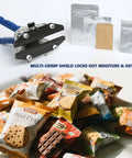 8 Inch Heat Sealer For Mylar And Kraft Paper Bags, Heavy Duty Home Kitchen Tool with snack bags and food storage packaging