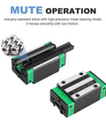 HGR20 Linear Guide Rail Kit With 2 Rails And 4 HGH20CA Blocks 700mm Long Anti Rust Bearings Pro Grade CNC Parts For Auto Printers And DIY CNC Machines, two HGH20CA blocks
