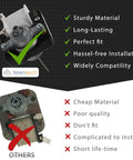 Comparison of Seentech Refrigerator Evaporator Fan Motor For Frigidaire Kenmore Fridges versus lower quality alternatives